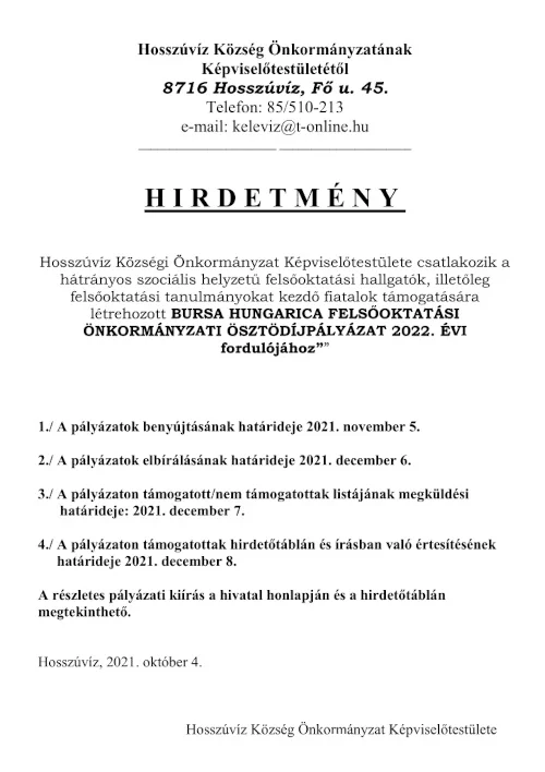 bursa hirdetmeny 2021 500px