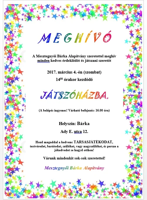 meghivo barka alapitvany jatszohaz 170304